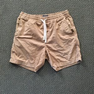 J Crew Dock Shorts Tan/Khaki Brown